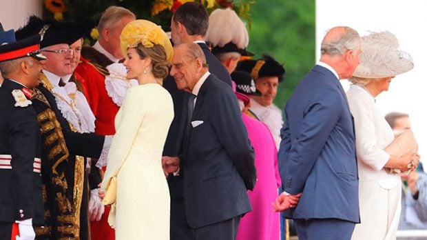 Doña Letizia y el Duque de Edimburgo