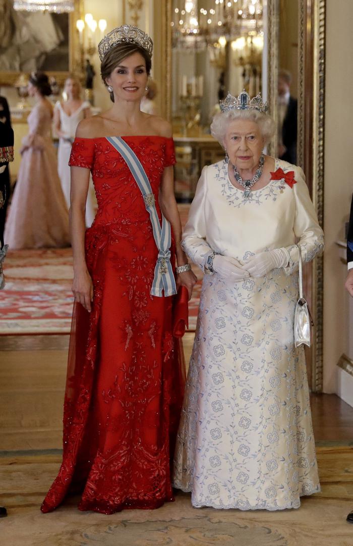 Vestido Rojo Letizia Felipe Varela