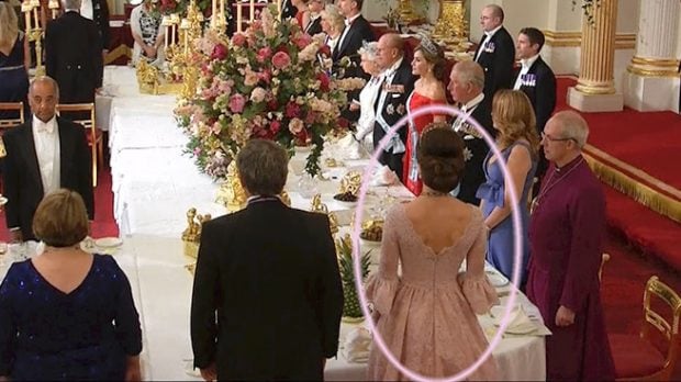 Cena de gala en Buckingham