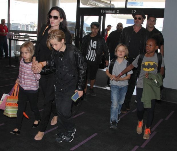 La familia Pitt-Jolie