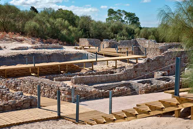 Ruinas romanas de Troia 