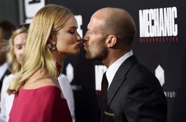 Jason Statham y Rosie Huntington