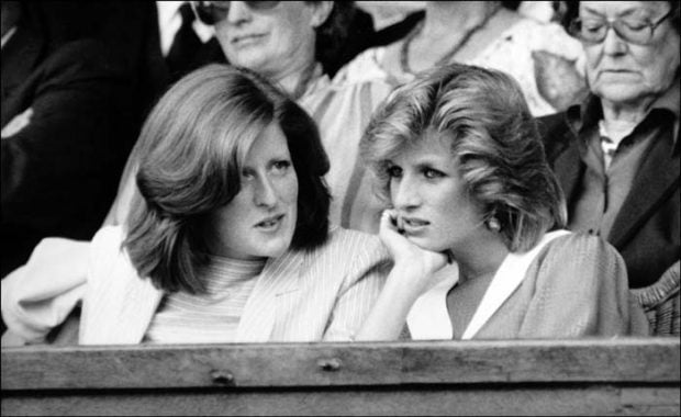 Diana de Gales con su hermana