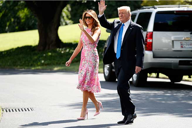 Donald y Melania Trump en Ohio / Gtres