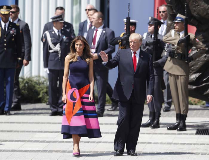 melania trump delpozo