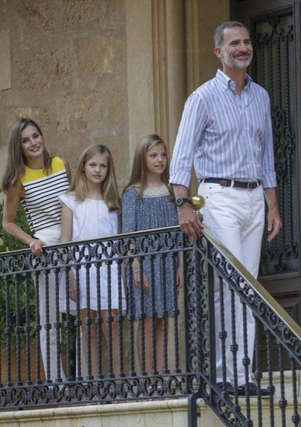 Rey Felipe, Reina Letizia, princesa Leonor, infanta Sofía
