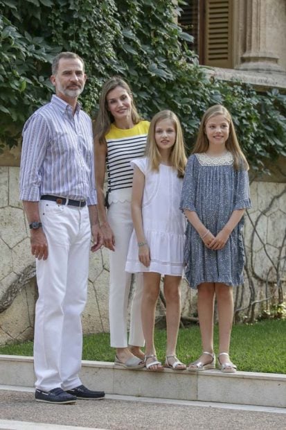 Rey Felipe, Reina Letizia, princesa Leonor, infanta Sof&iacute;a