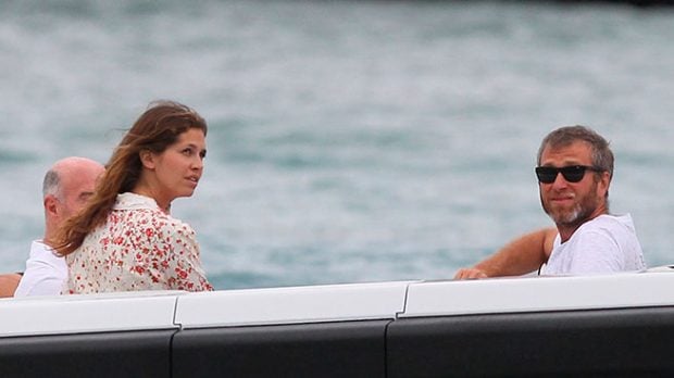 Roman Abramovich y Dasha Zhukova