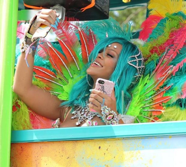 Rihanna en el carnaval de Barbados / Gtres