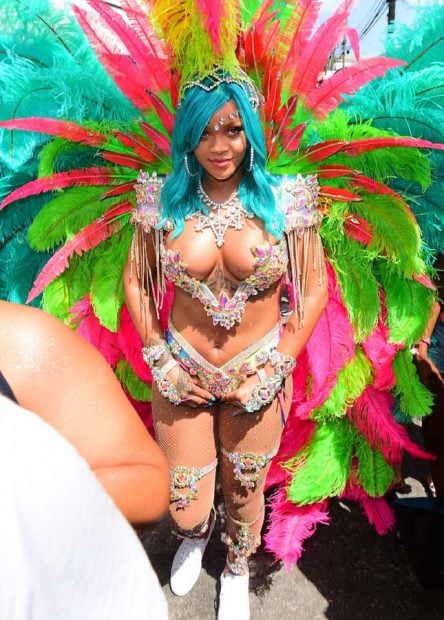 Rihanna en el carnaval de Barbados / Gtres