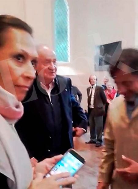 El rey Juan Carlos y Marta Gay&aacute;