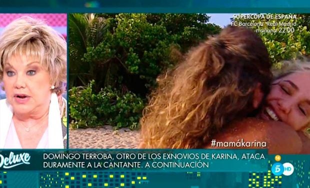 Rocío, hija de Karina y de Juan Miguel