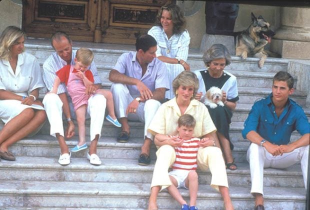 Reina Juan Carlos, Reina Sofía, Diana de Gales, Carlos de Inglaterra