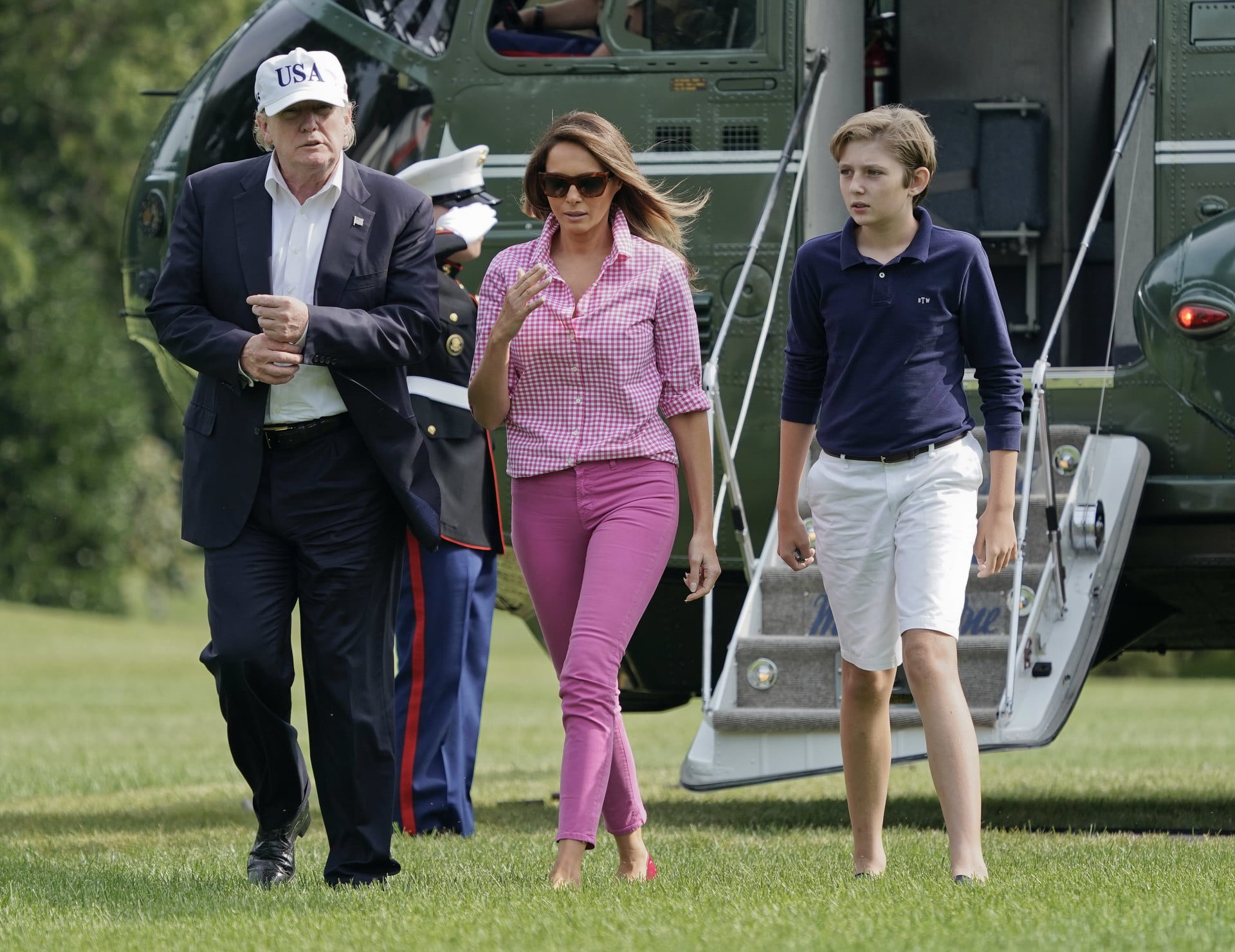 Melania Trump Look Rosa