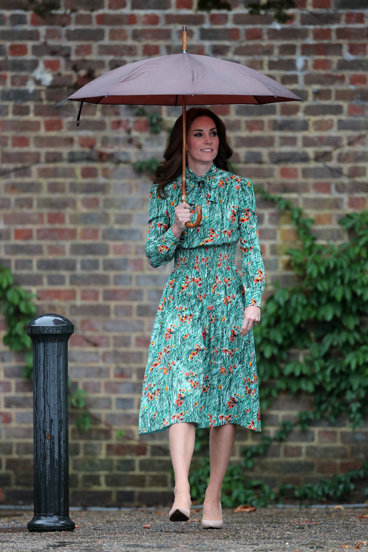 Kate Middleton Vestido Homenaje Diana Flores