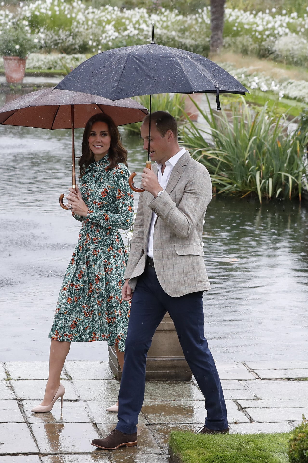 Kate Middleton Vestido Homenaje Diana Flores