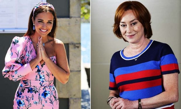 Paula Echevarr&iacute;a y la cineasta Gracia Querejeta