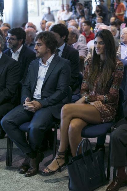 Fernando Alonso y Linda Morselli