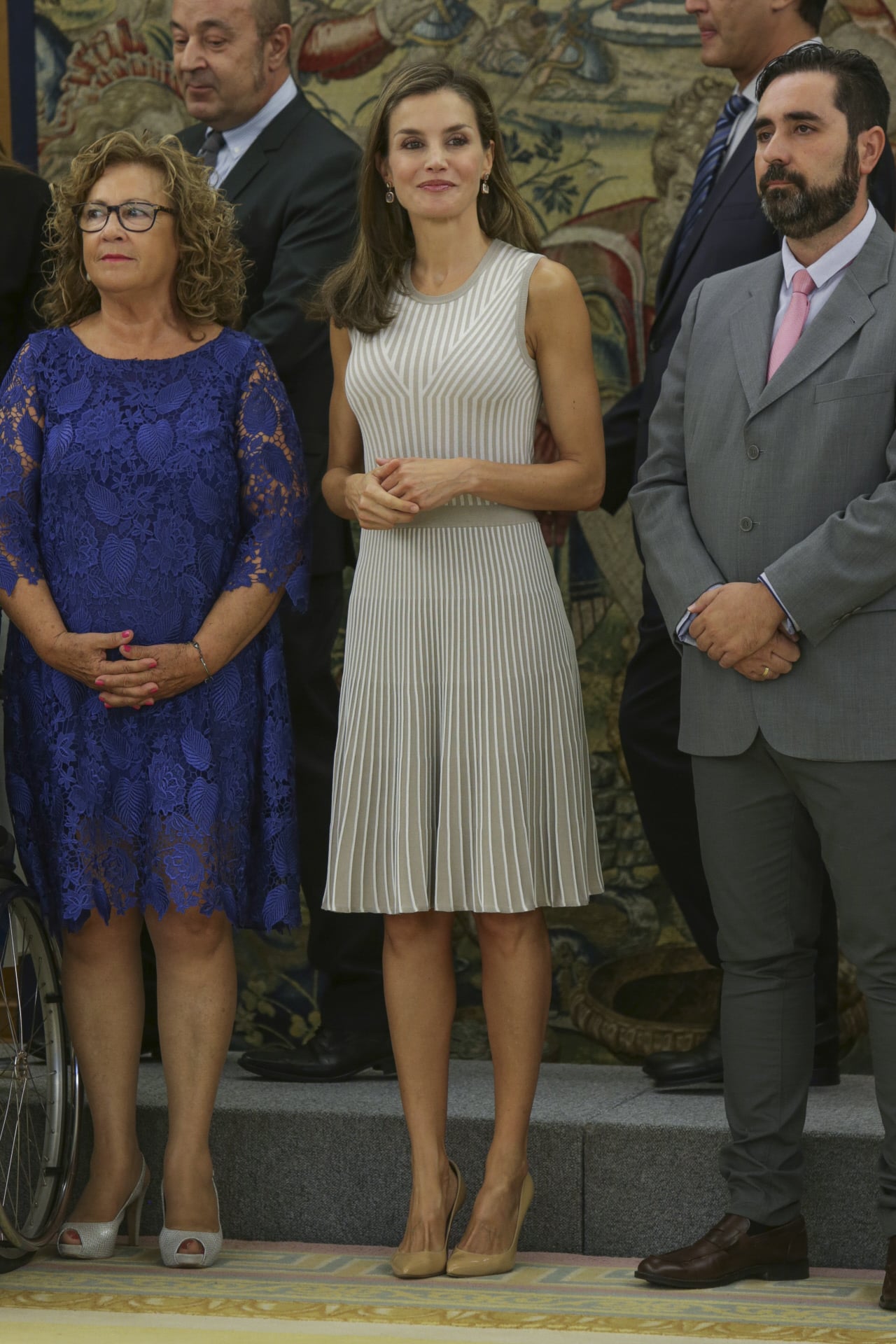 Reina Letizia Look Hugo Boss Sobrio