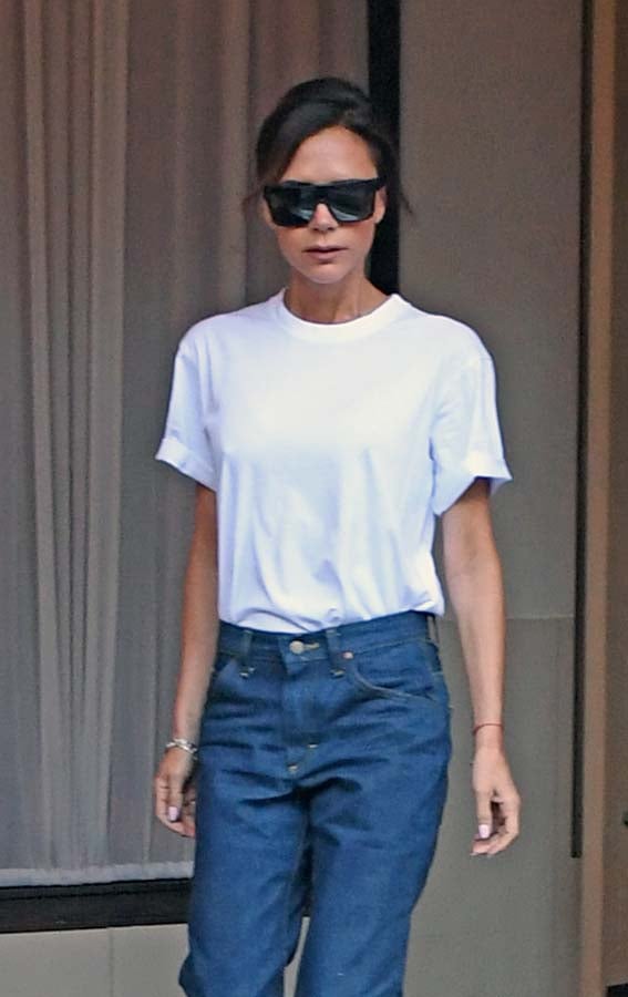 Victoria Beckham Camiseta Blanca