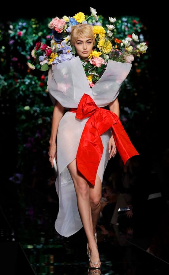Moschino Gigi Hadid Milan Fashion Week