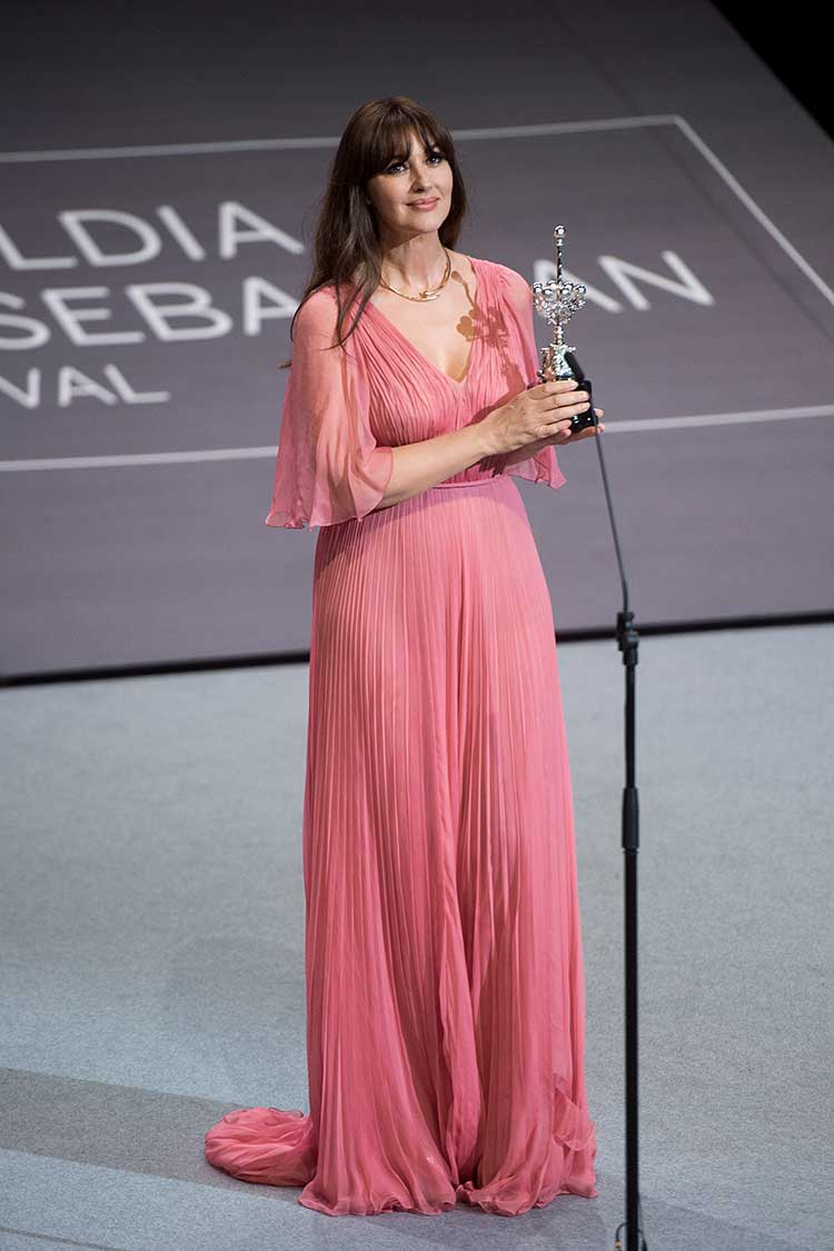 Monica Bellucci anoche en San Sebasti&aacute;n / Gtres