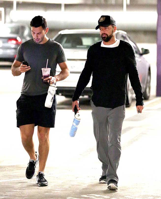 Ricky Martin y Jwan Yosef 