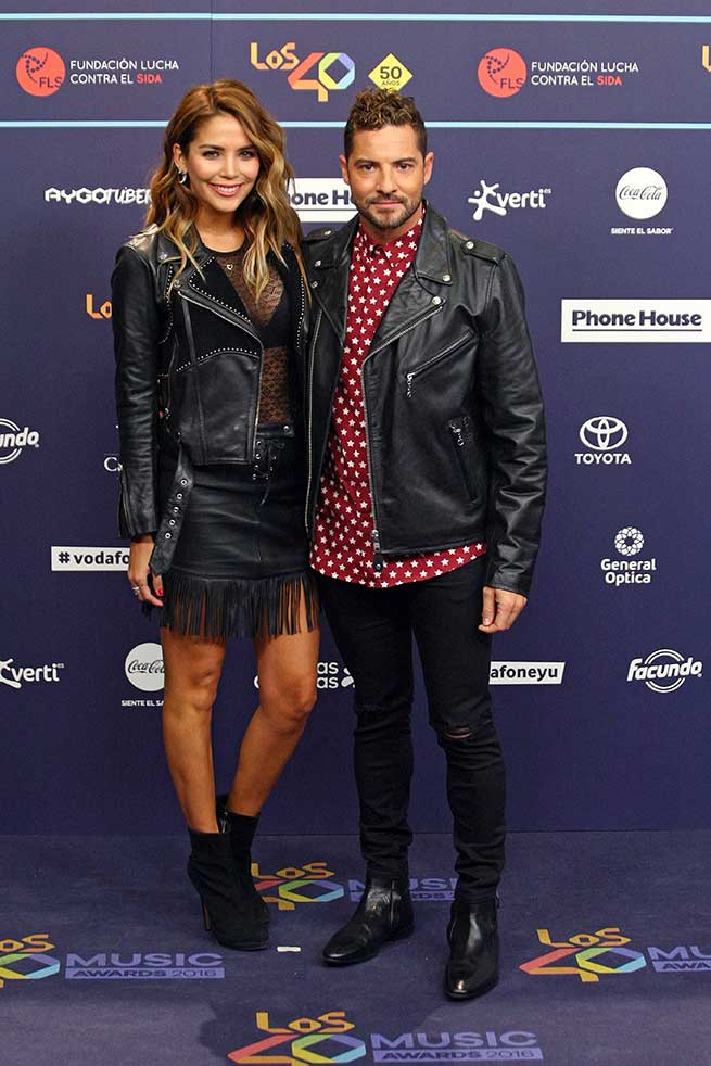 David Bisbal y Rosanna Zanetti