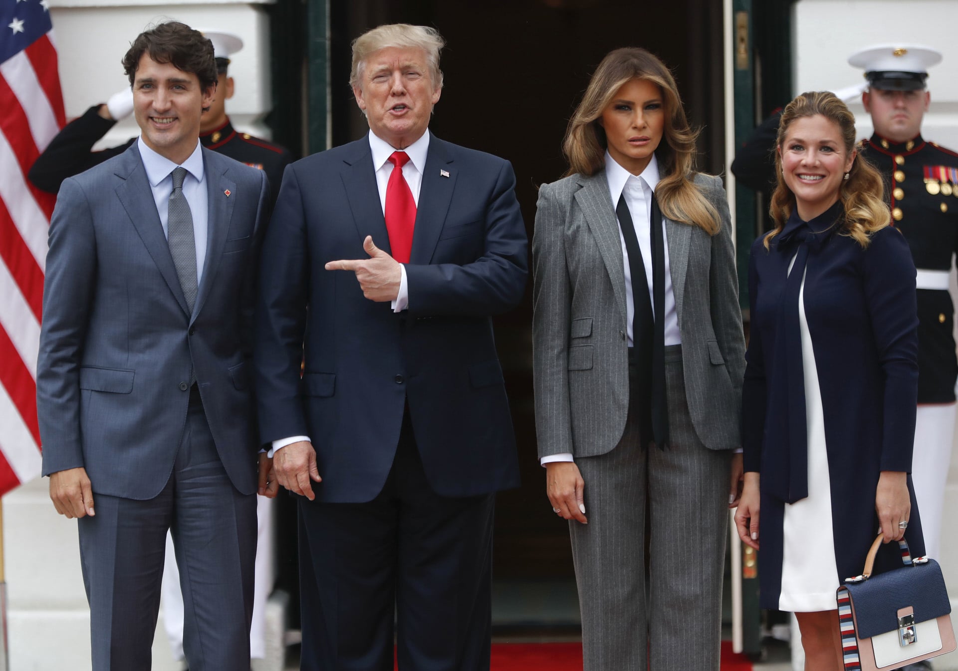 Melania Trump Traje Sastre