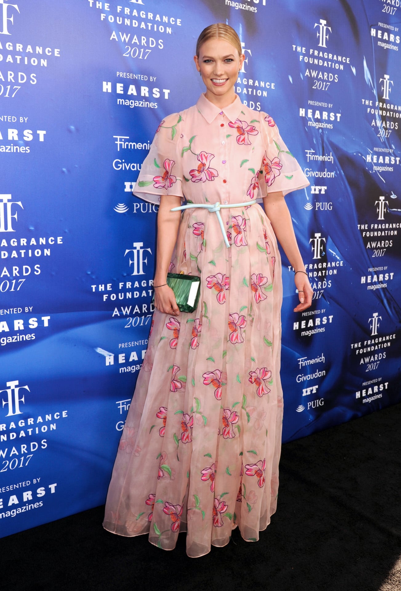 Karlie Kloss Letizia Mismo Vestido Carolina Herrera Flores