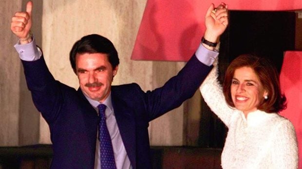 Ana Botella y Jos&eacute; Mar&iacute;a Aznar