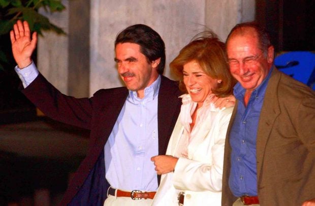 Ana Botella, José María Aznar y Rodrigo Rato