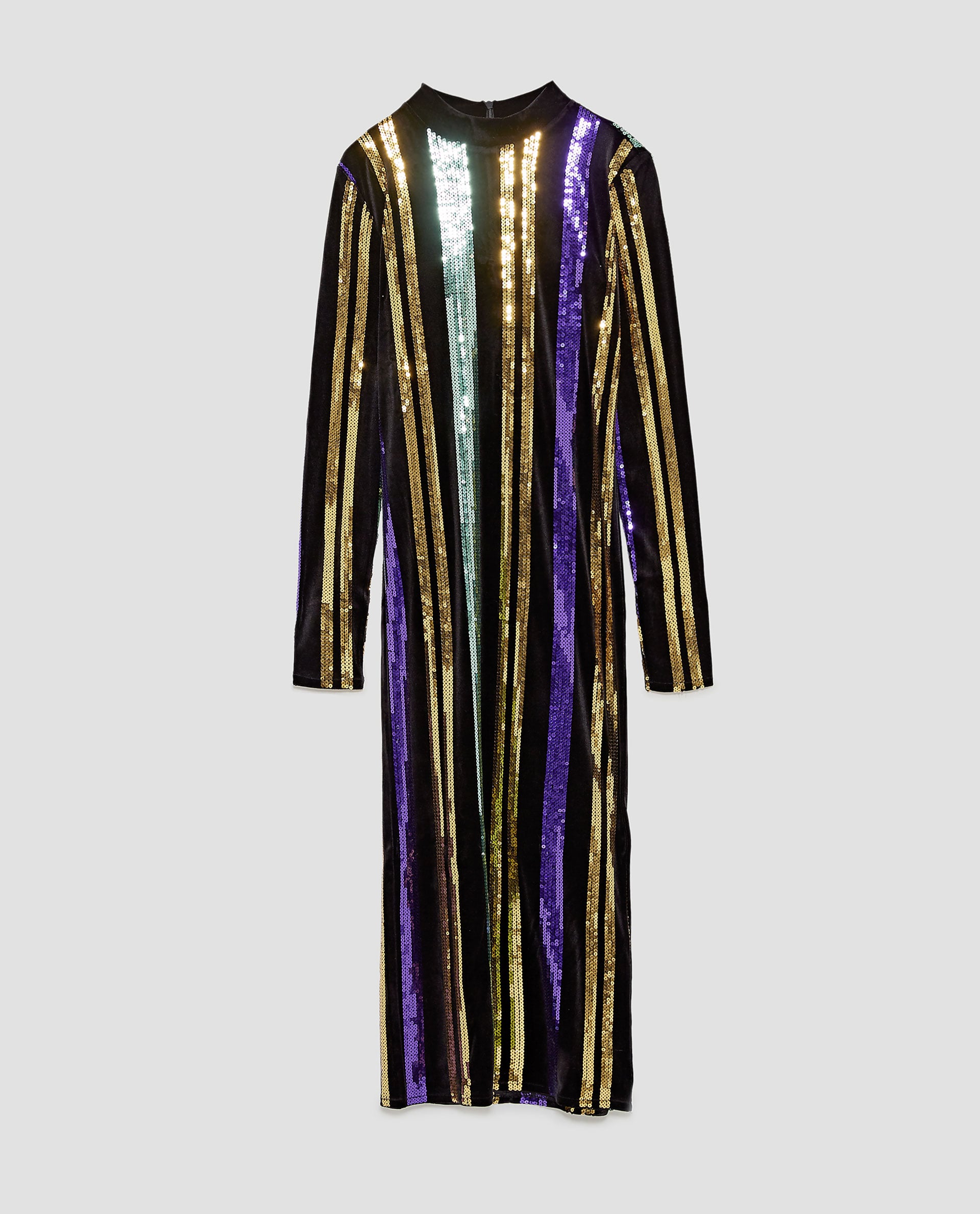 Zara Vestido Rayas Multicolor Letizia