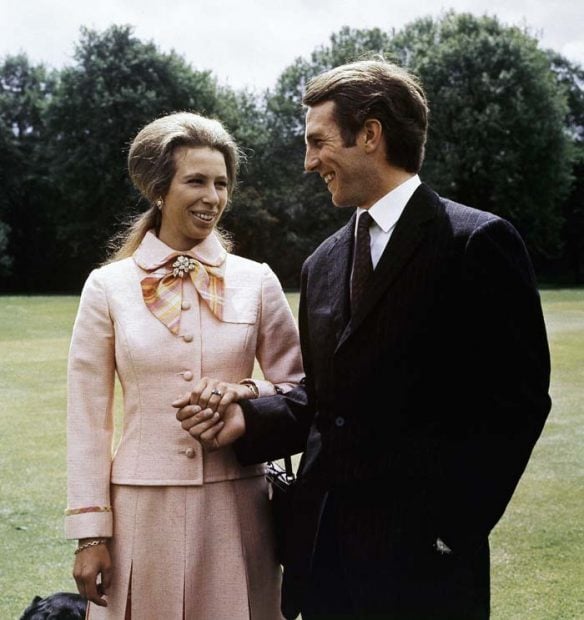 La princesa Anna y Mark Phillips