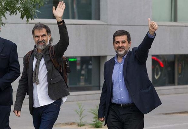 Jordi S&aacute;nchez y Jordi Cuixart