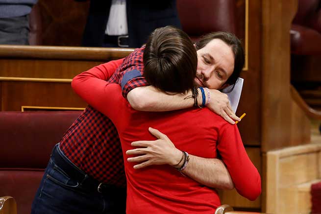 Pablo Iglesias Marta Sibina