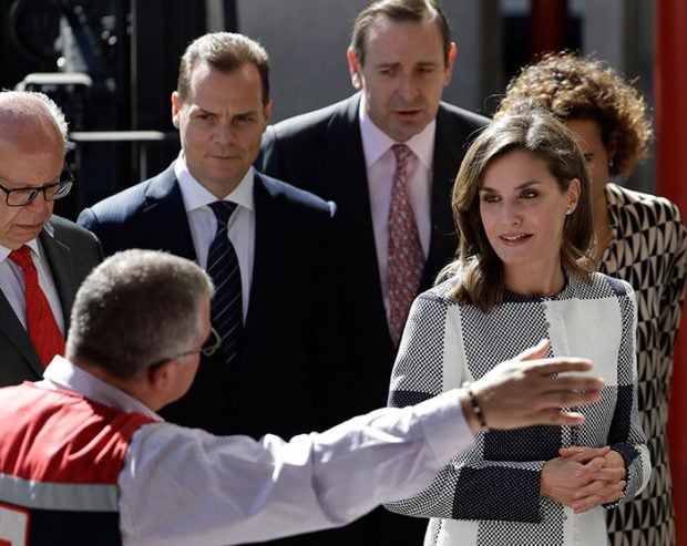 La reina Letizia durante su viaje en solitario a México