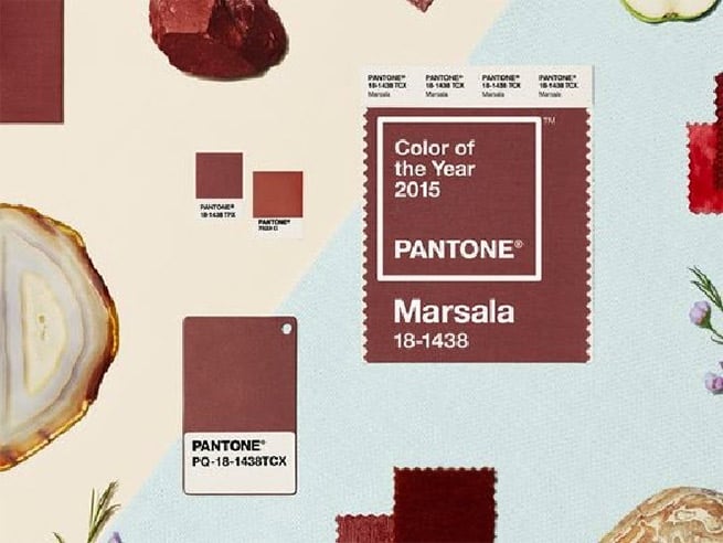 color burdeos marsala