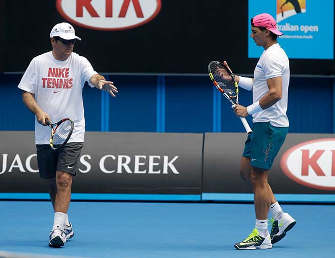 Rafa Nadal y Toni Nadal