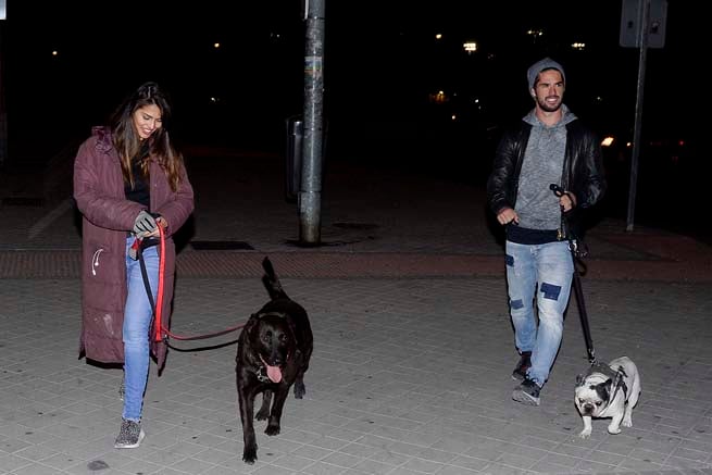 Sara S&aacute;lamo con Isco Alarc&oacute;n