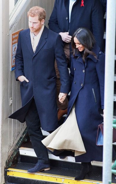 Meghan Markle agota su primer look oficial como prometida del pr&iacute;ncipe Harry