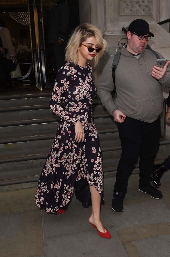 Selena Gomez is seen at BBC Radio 1 in London 4 December 2017.