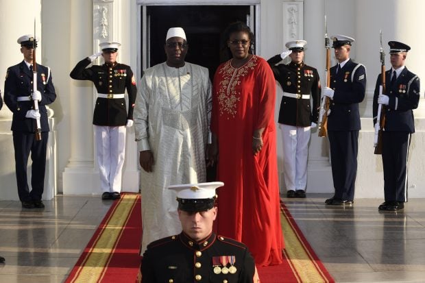Marieme Faye con Macky Sall 