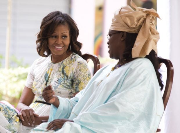Marieme con Michelle Obama