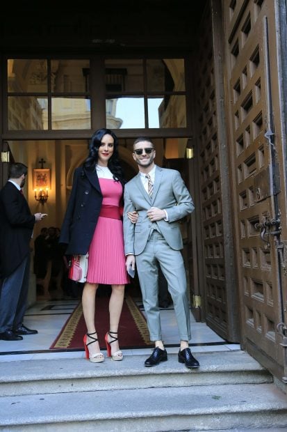 Pelayo D&iacute;az junto a Ariadna Grant