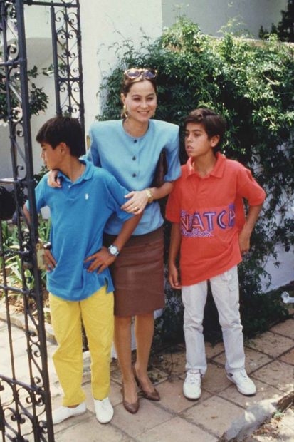 Isabel Preysler, Julio José Iglesias, Enrique Iglesias