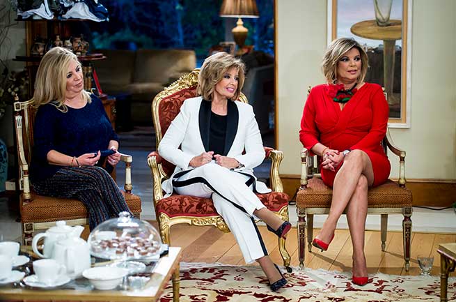 Terelu Campos, Mar&iacute;a Teresa y Carmen Borrego / Telecinco