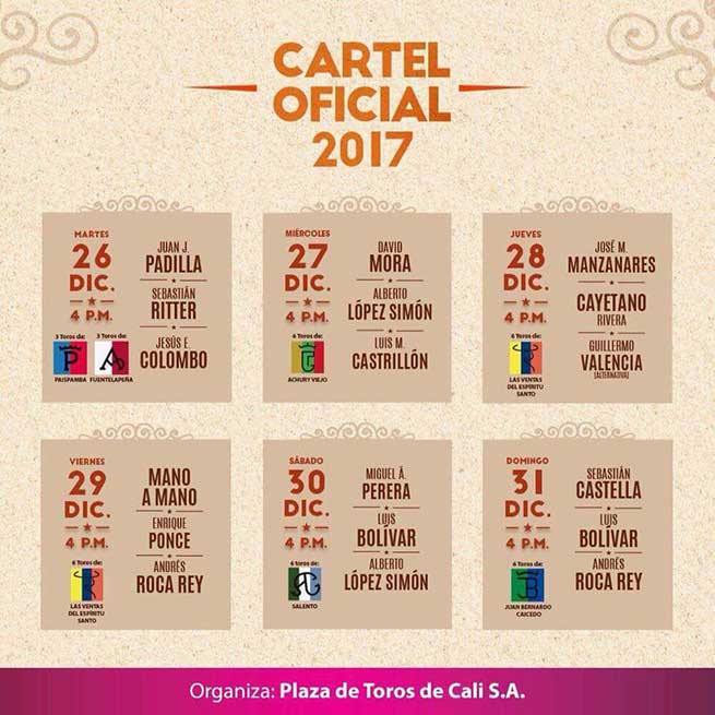 Feria de Cali 2017 Cayetano