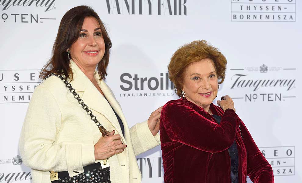Carmen Mart&iacute;nez Bordi&uacute; y Carmen Franco