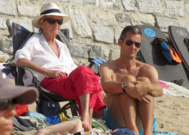 Iñaki Urdangarín con su madre